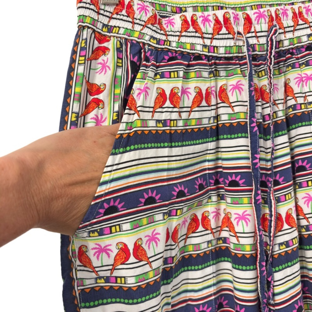 Mara Hoffman Printed Drawstring Pants Multicolor … - image 5